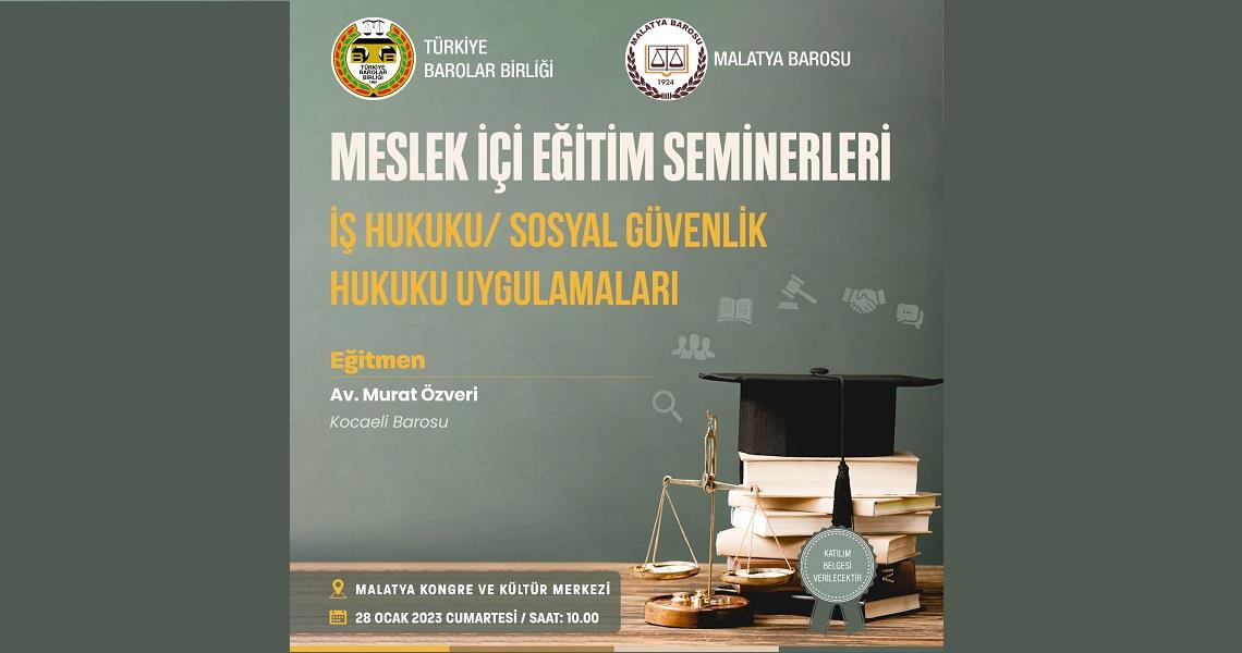 MESLEK İÇİ EĞİTİM SEMİNERİ