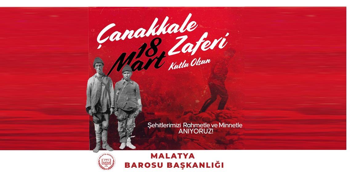 ÇANAKKALE ZAFERİ KUTLU OLSUN